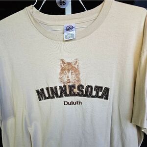 T-shirt men cream size XL Minnesota Duluth 093